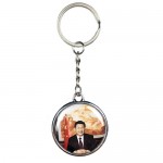 Personalized Button Badge Keychain (Chrome) (32MM) (Both Side) 