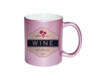 Personalized 10oz Sparkling Mug (Pink)